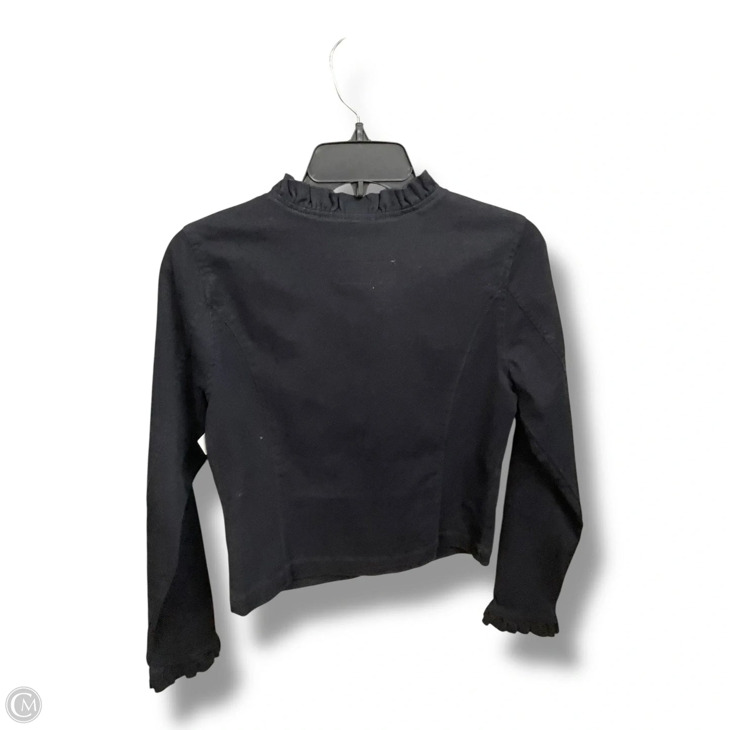 Jacket Denim By Draper James In Black Denim, Size: S