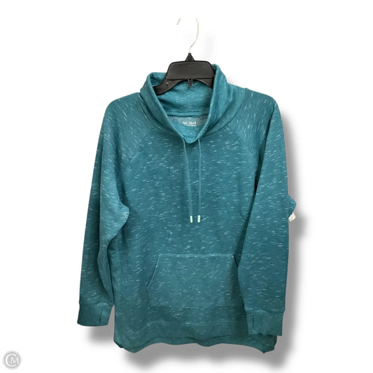 Athletic Sweatshirt Collar By Tek Gear In Blue, Size: Xl