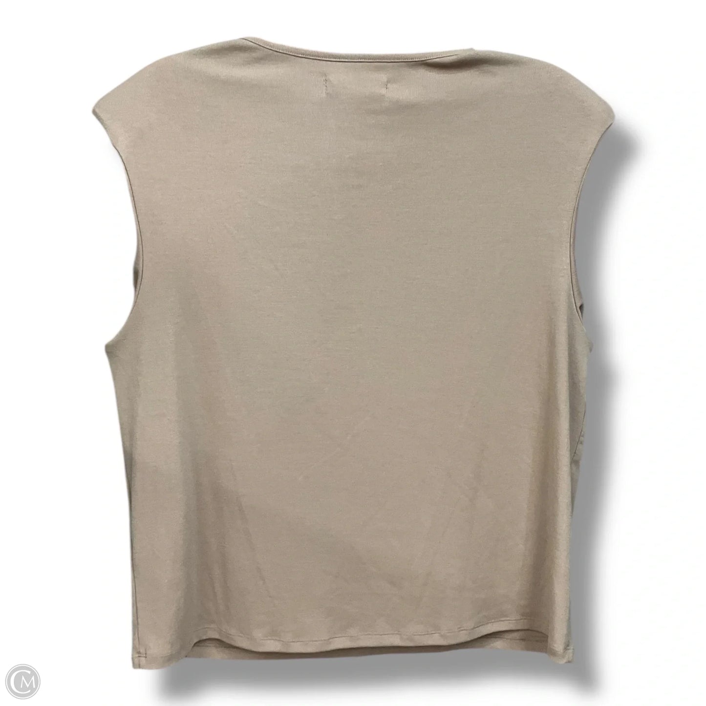 Top Sleeveless Basic By 4th & Reckless In Tan, Size: M