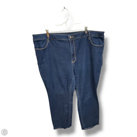 Jeans Straight By Old Navy In Blue Denim, Size: 24