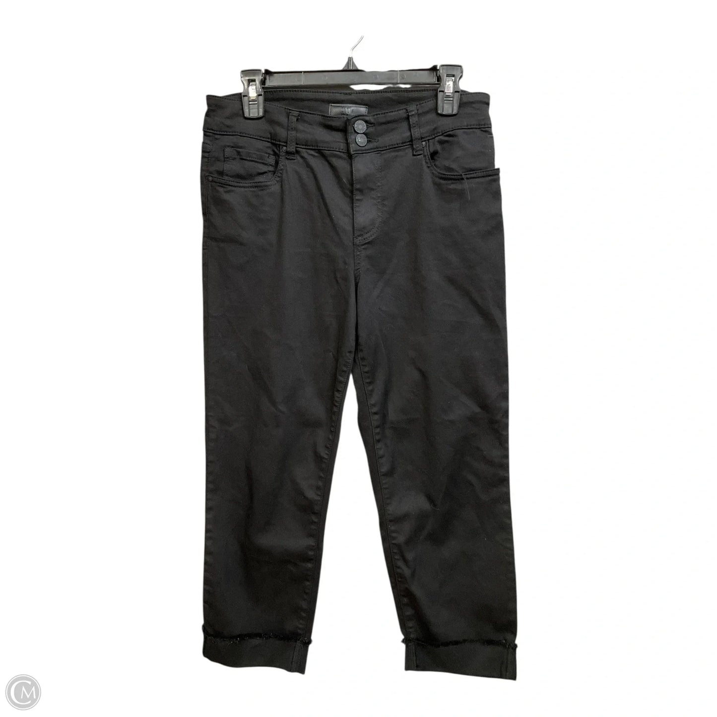 Jeans Skinny By Kut In Black Denim, Size: 8