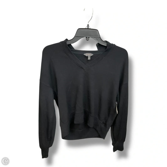 Athletic Top Long Sleeve Collar By Danskin In Black, Size: S