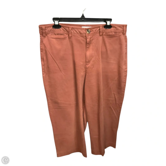 Pants Wide Leg By Sonoma In Pink, Size: 18