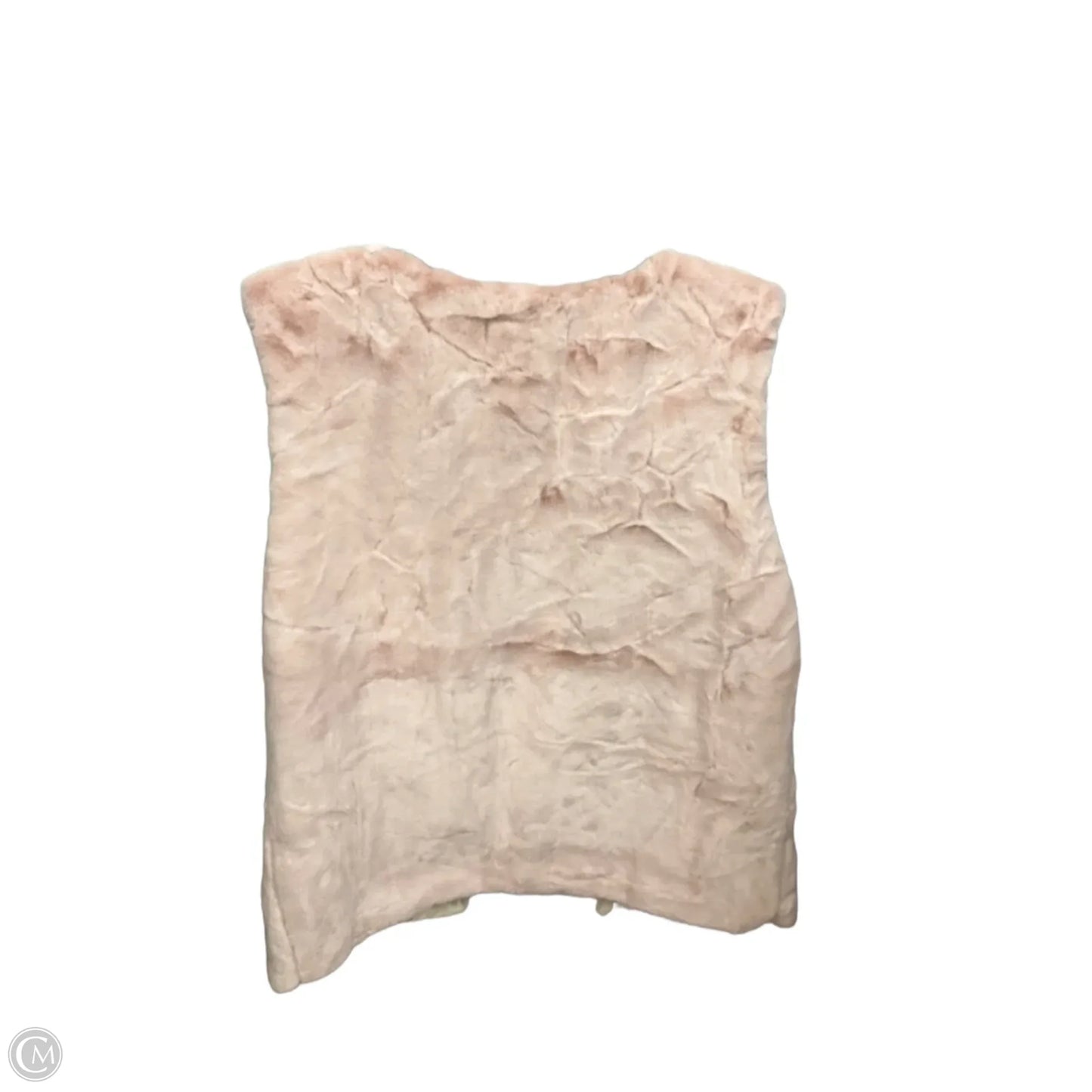 Vest Faux Fur & Sherpa By Clothes Mentor In Pink, Size: M