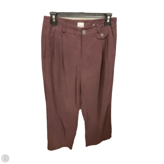 Pants Wide Leg By A New Day In Maroon, Size: 6
