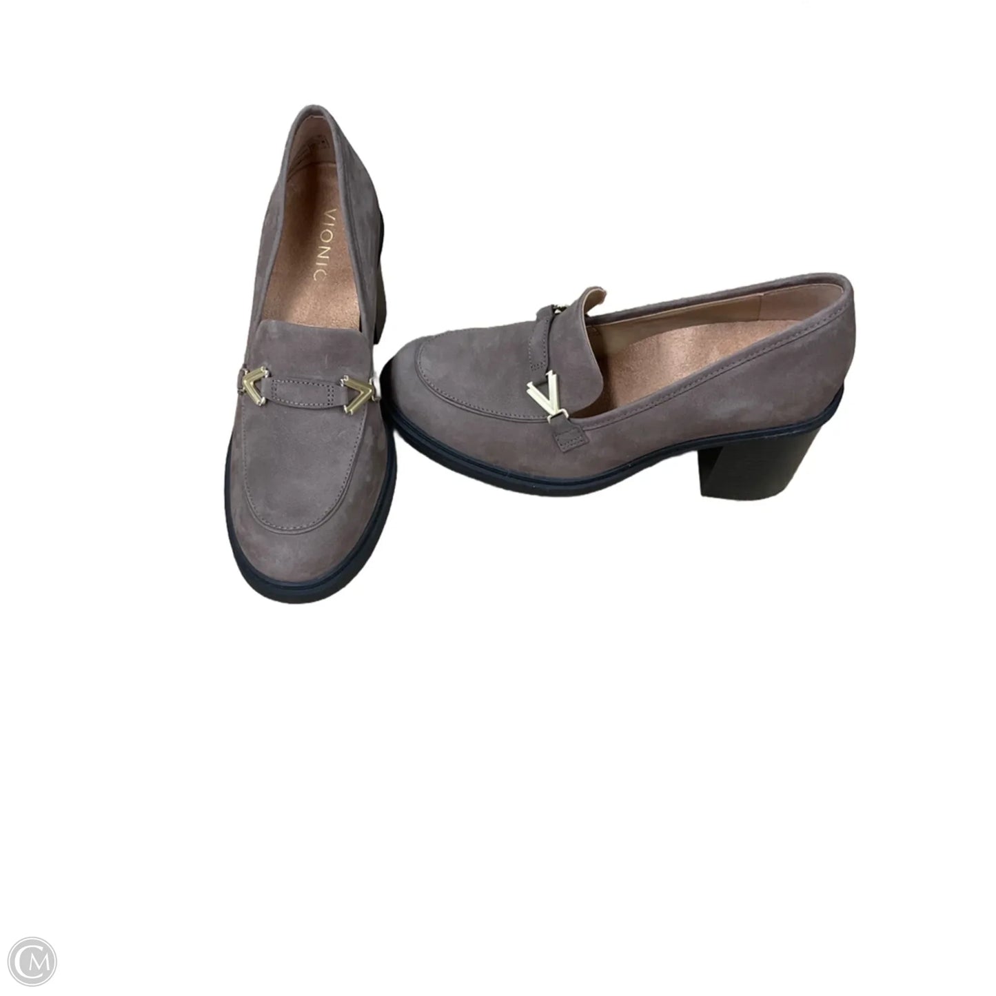 Shoes Heels Block By Vionic In Tan, Size: 8