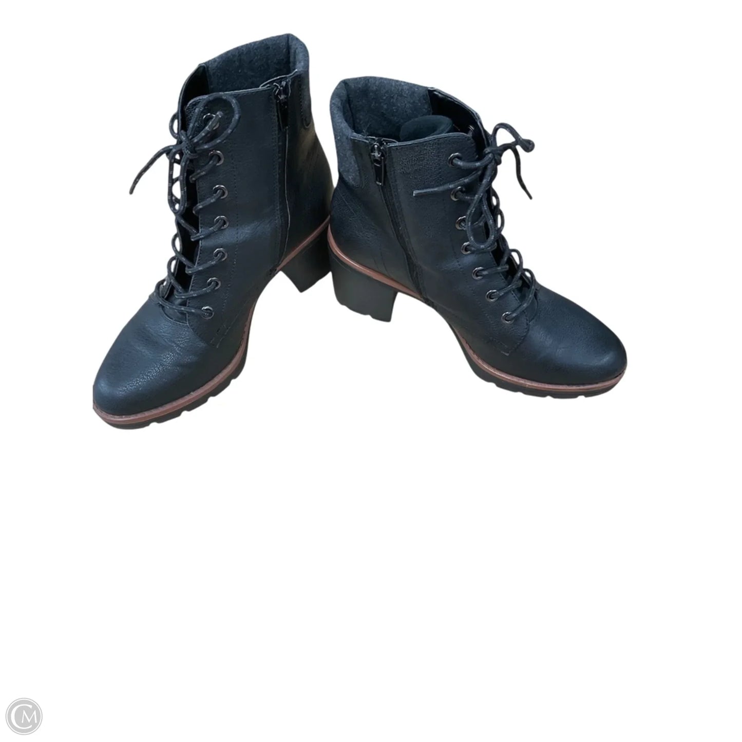 Boots Ankle Heels By Naturalizer In Black, Size: 8.5