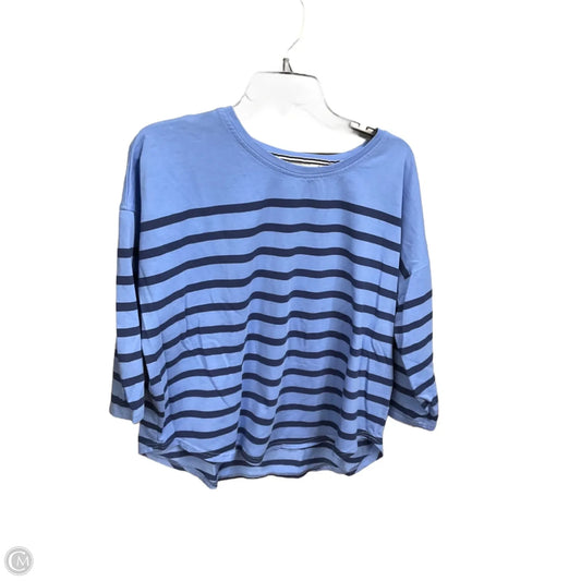 Top 3/4 Sleeve Basic By Vineyard Vines In Striped Pattern, Size: M