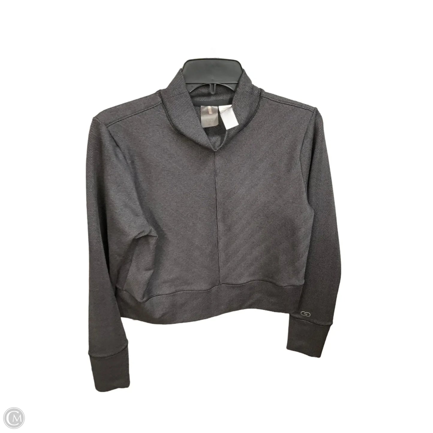 Athletic Top Long Sleeve Collar By Calia In Grey, Size: Xl