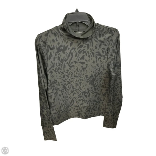 Athletic Top Long Sleeve Collar By Calia In Camouflage Print, Size: L