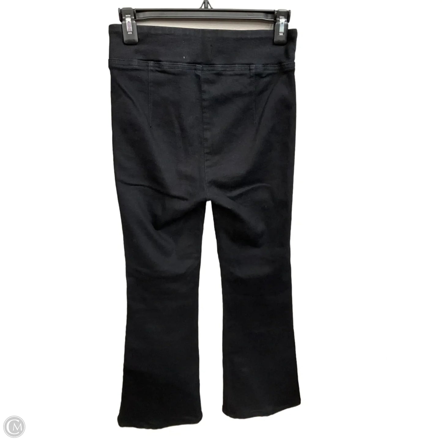Jeans Flared By Frame In Black Denim, Size: 0
