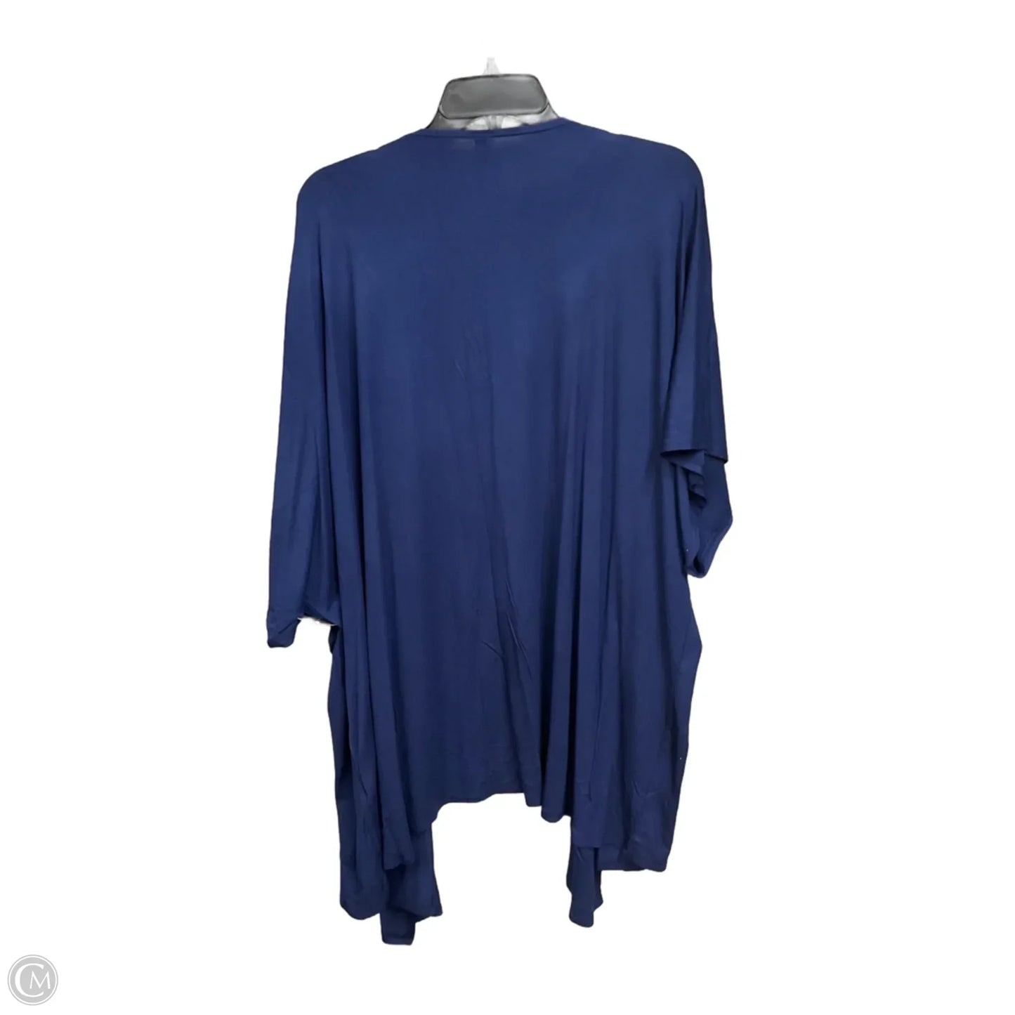 Cardigan By Clothes Mentor In Blue, Size: 3x