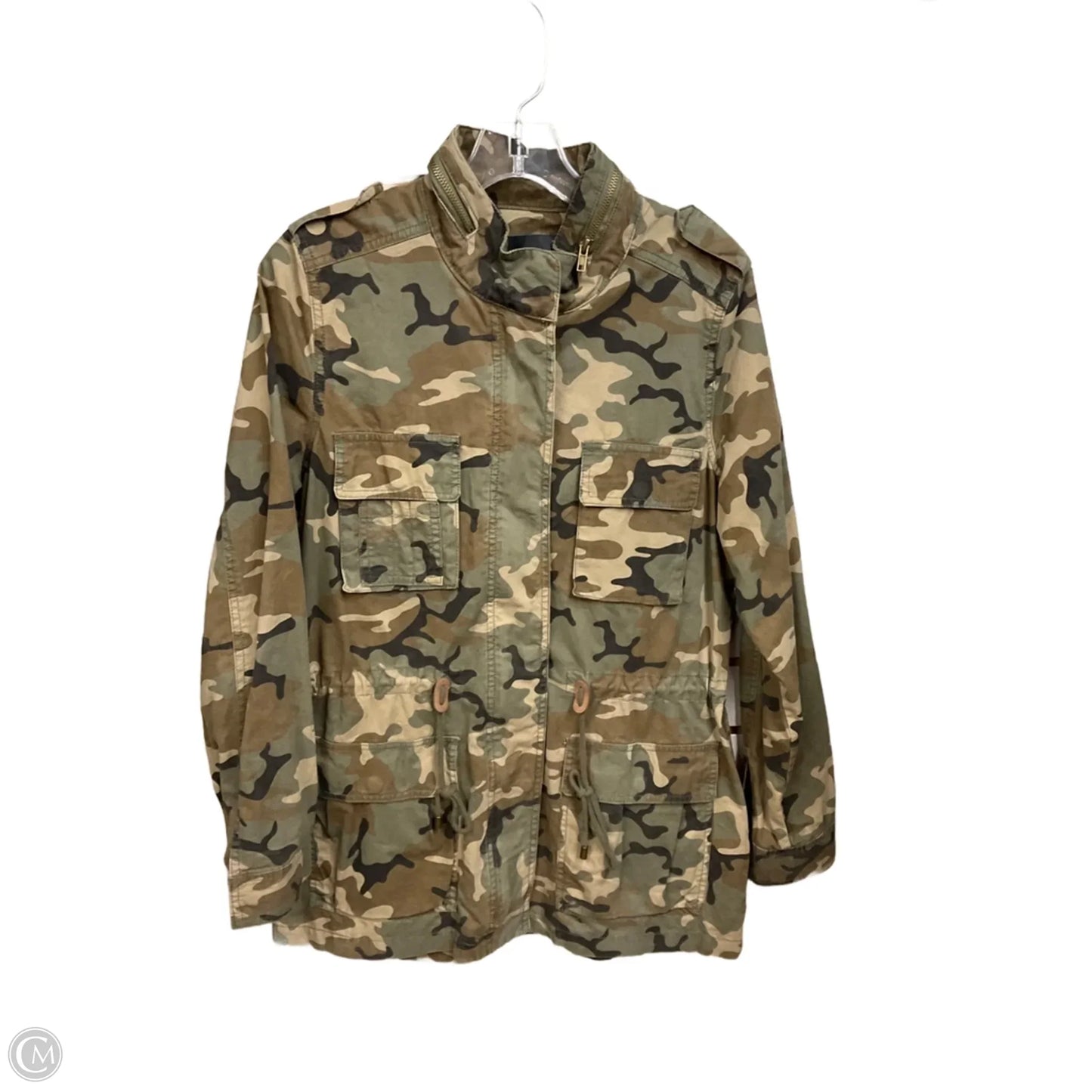 Jacket Utility By Love Tree In Camouflage Print, Size: M
