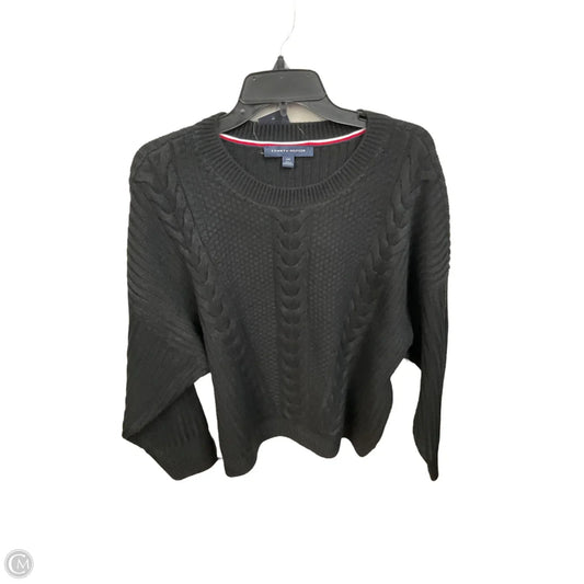 Sweater By Tommy Hilfiger In Black, Size: L