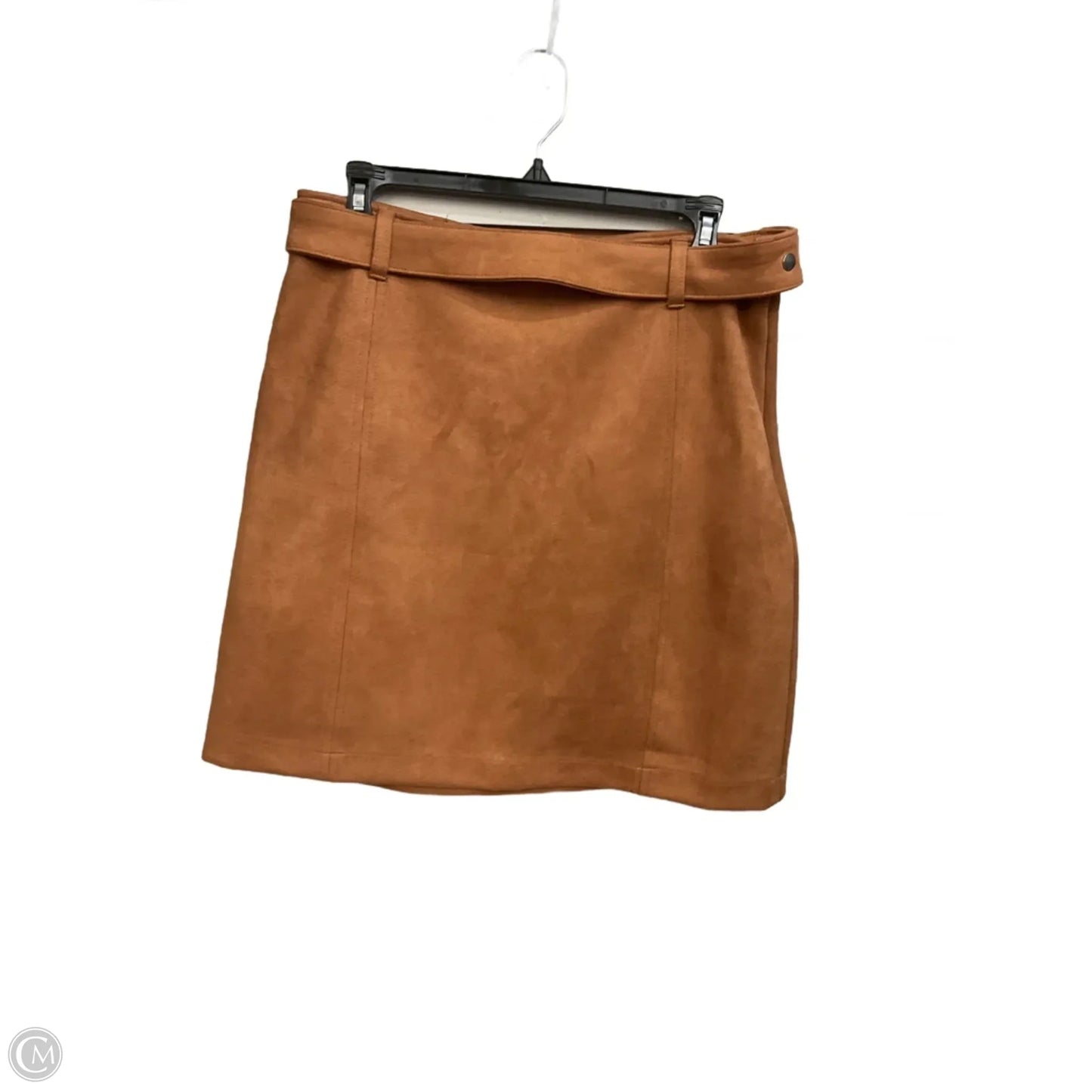 Skirt Mini & Short By Haute Monde In Brown, Size: Xl