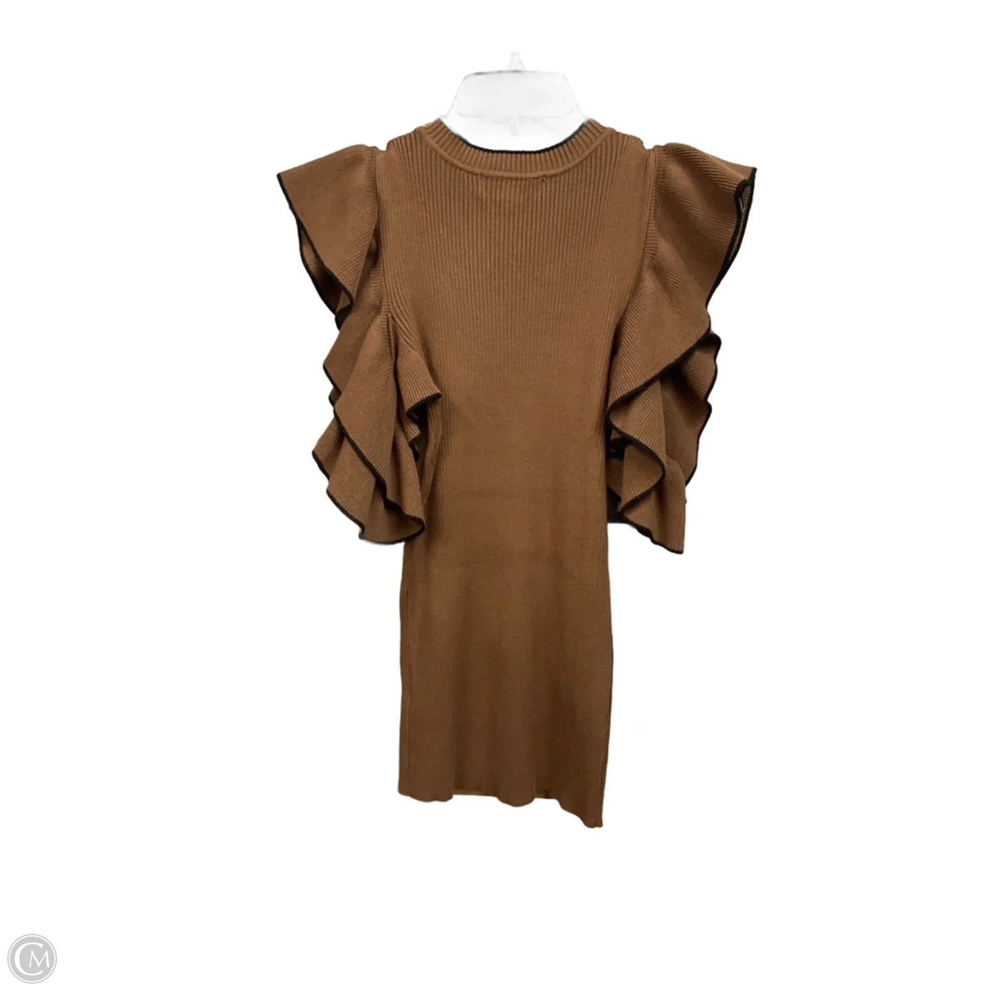 Top Sleeveless By Clothes Mentor In Brown, Size: M