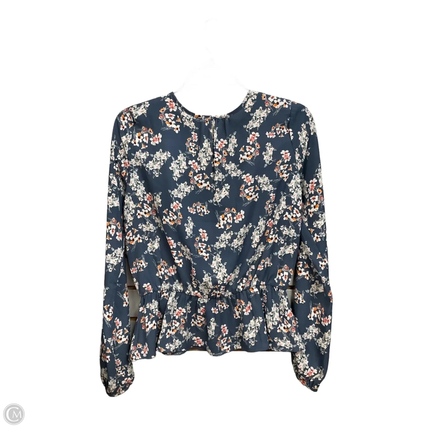 Blouse Long Sleeve By Sienna Sky In Floral Print, Size: M