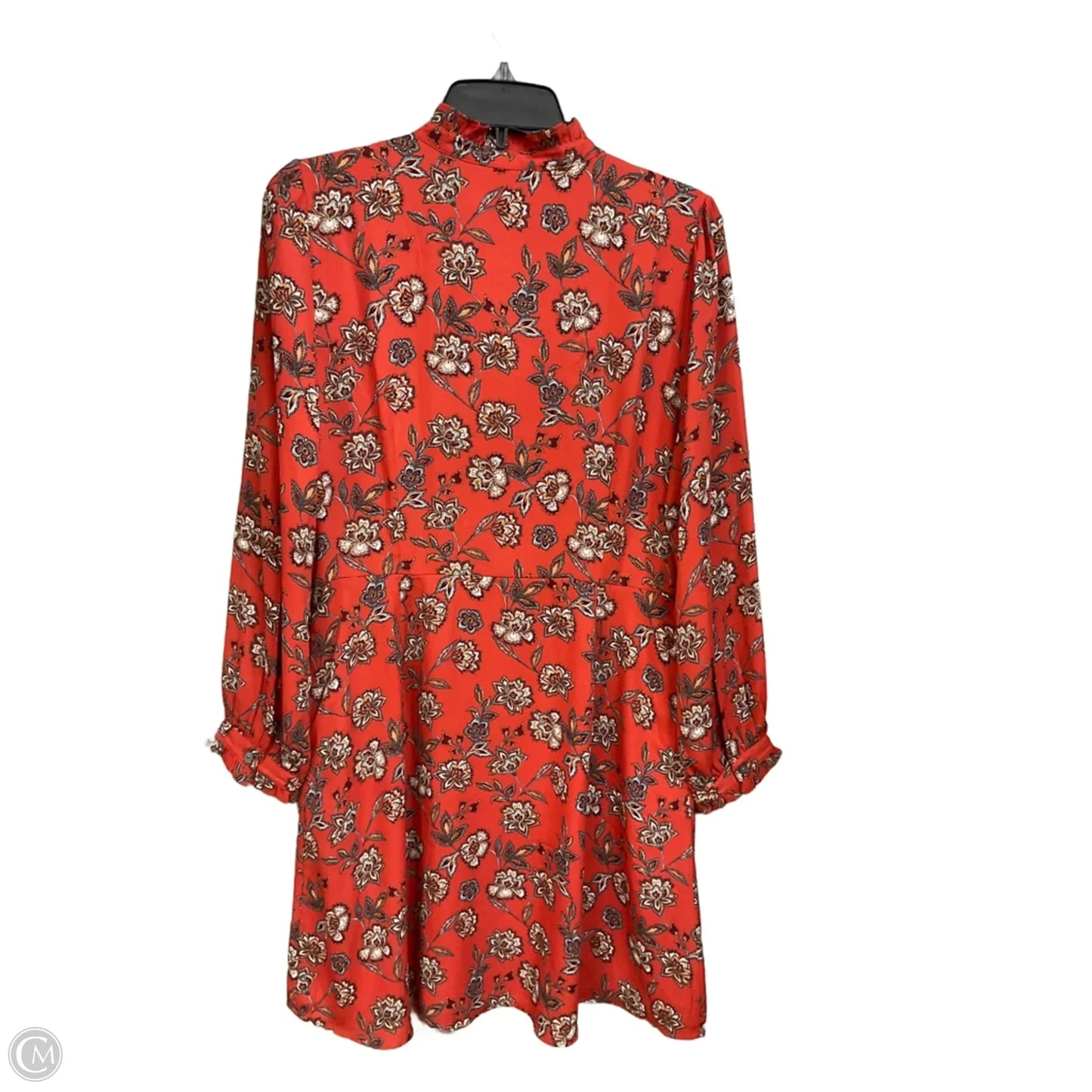 Dress Casual Midi By Loft In Floral Print, Size: Lp