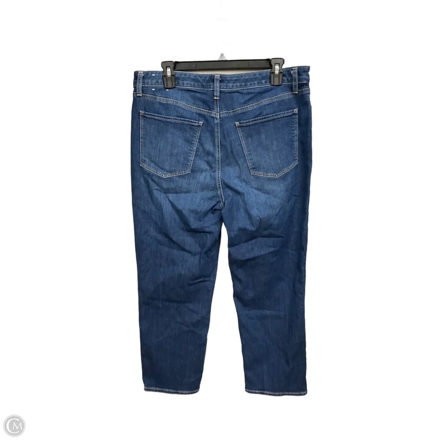 Jeans Straight By Talbots In Blue Denim, Size: 12