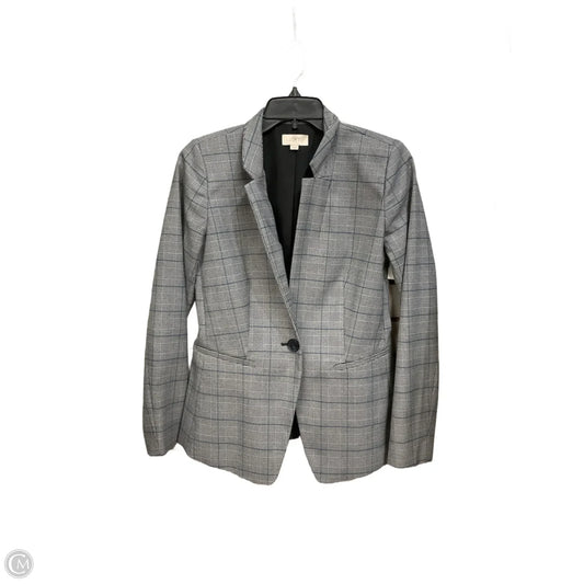 Blazer By Loft In Plaid Pattern, Size: Xs
