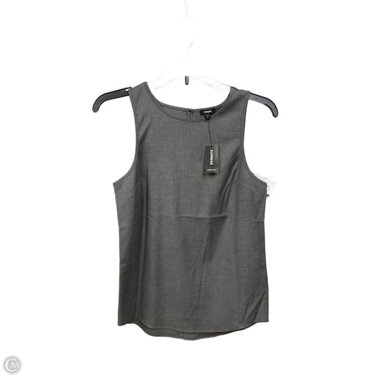 Top Sleeveless By Express In Grey, Size: Xs