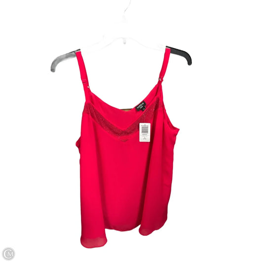 Top Sleeveless By Torrid In Pink, Size: 1x