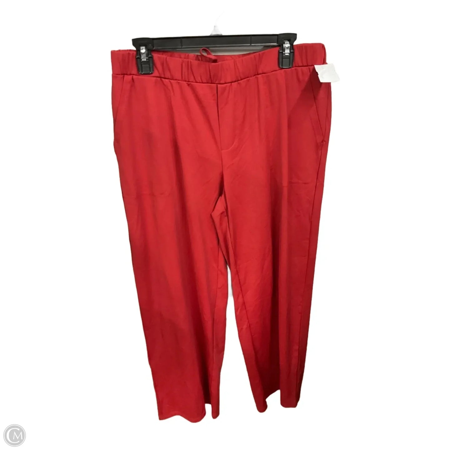 Athletic Pants By Zyia In Red, Size: L