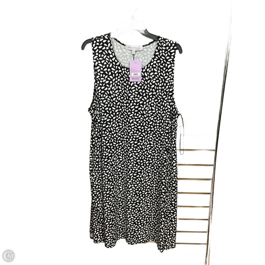 Dress Casual Midi By Socialite In Black & White, Size: 2x