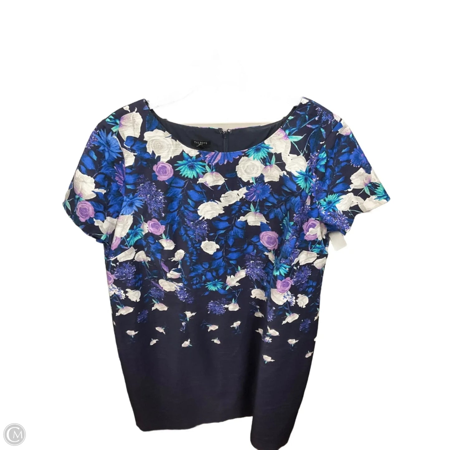Dress Casual Short By Talbots In Floral Print, Size: 18