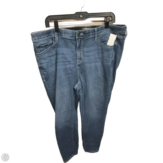 Jeans Skinny By Torrid In Blue Denim, Size: 18