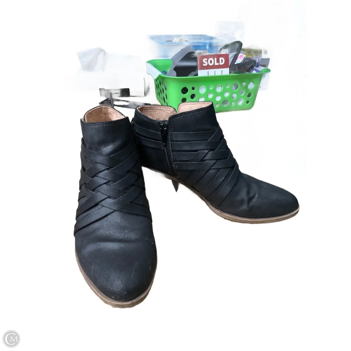 Boots Ankle Flats By Life Stride In Black, Size: 6