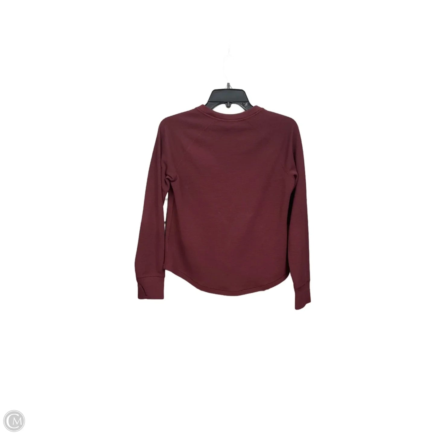 Athletic Top Long Sleeve Crewneck By Eddie Bauer In Red, Size: Sp