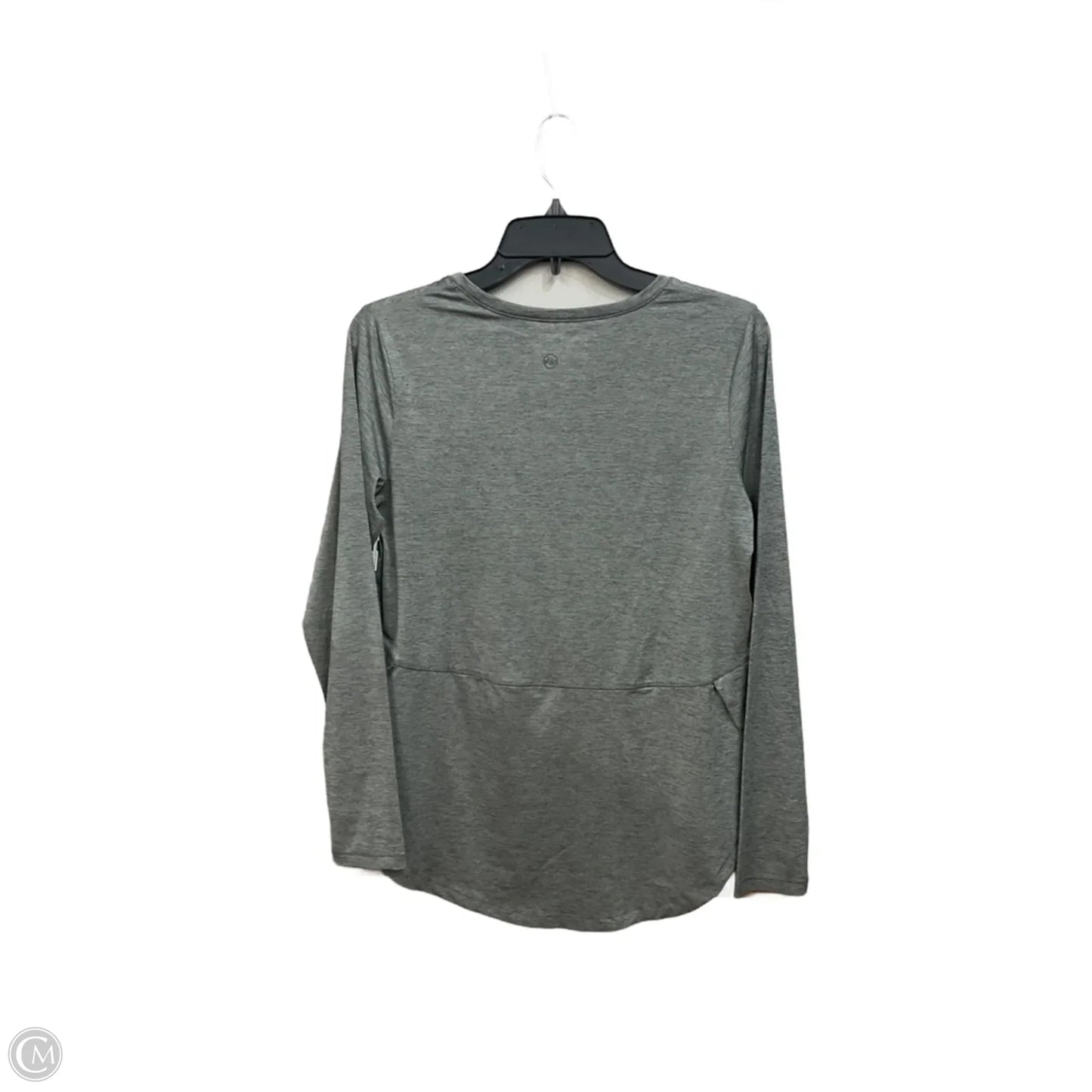 Athletic Top Long Sleeve Crewneck By Eddie Bauer In Grey, Size: Xs