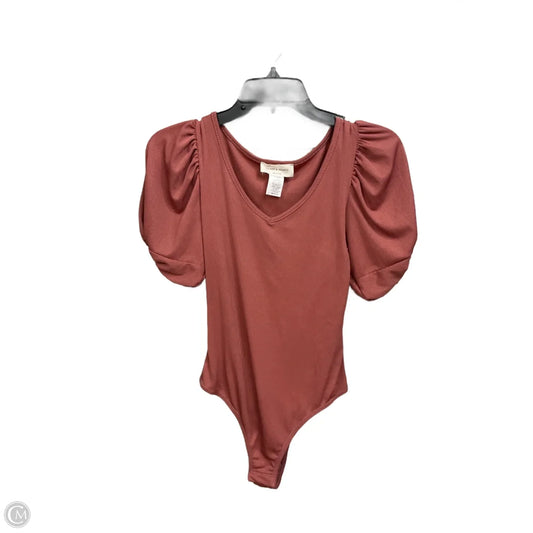 Bodysuit By Clothes Mentor In Mauve, Size: M