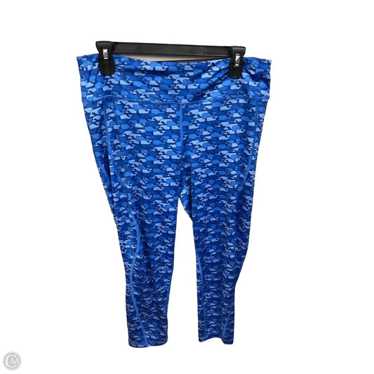 Athletic Leggings By Vineyard Vines In Blue, Size: L