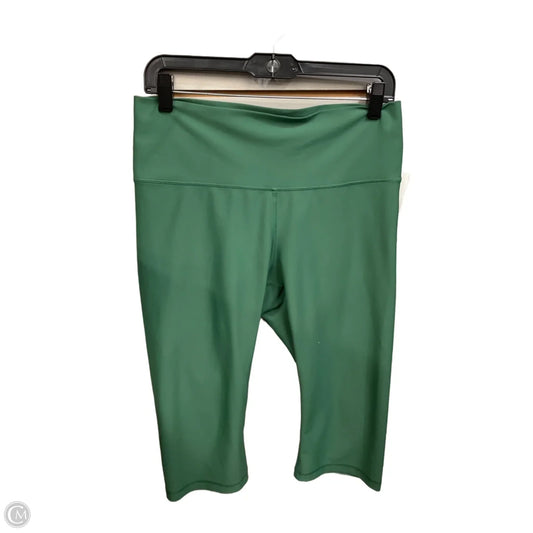 Athletic Leggings Capris By Old Navy In Green, Size: L