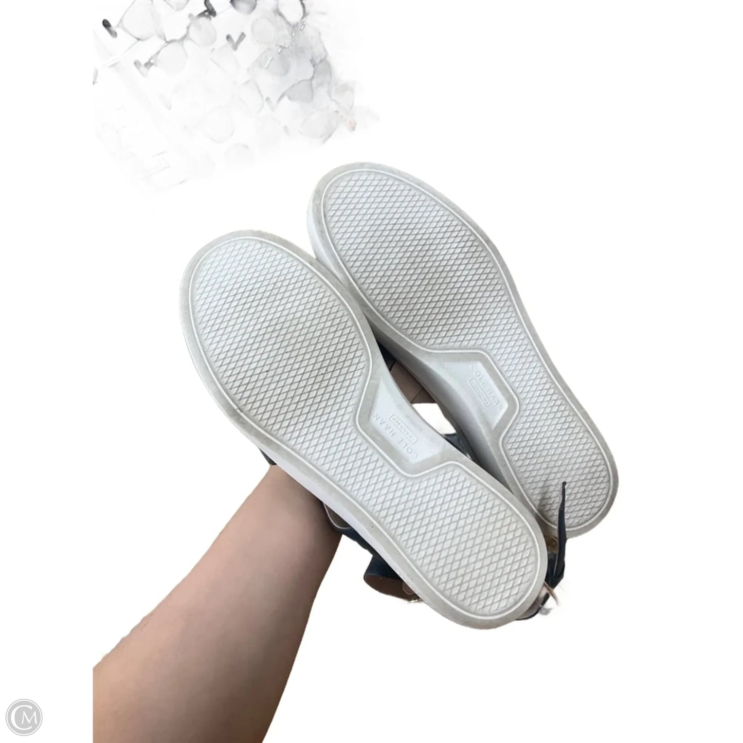 Sandals Flats By Cole-haan In Blue & White, Size: 9