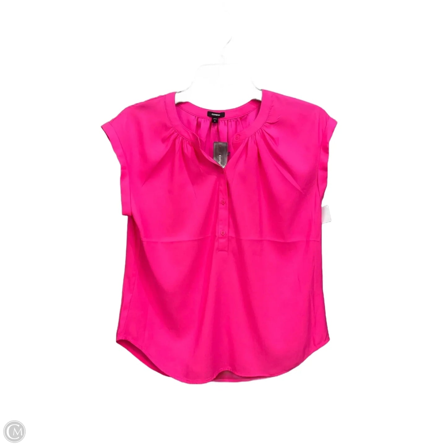 Blouse Sleeveless By Express In Pink, Size: Xs