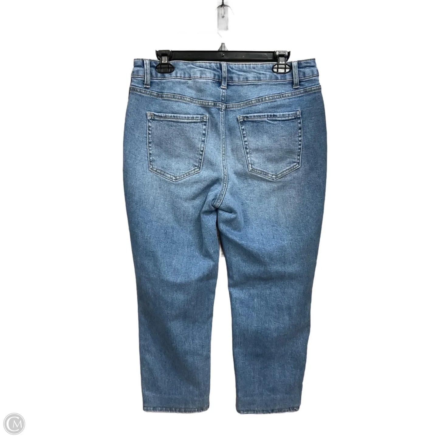 Jeans Straight By Time And Tru In Blue Denim, Size: 12