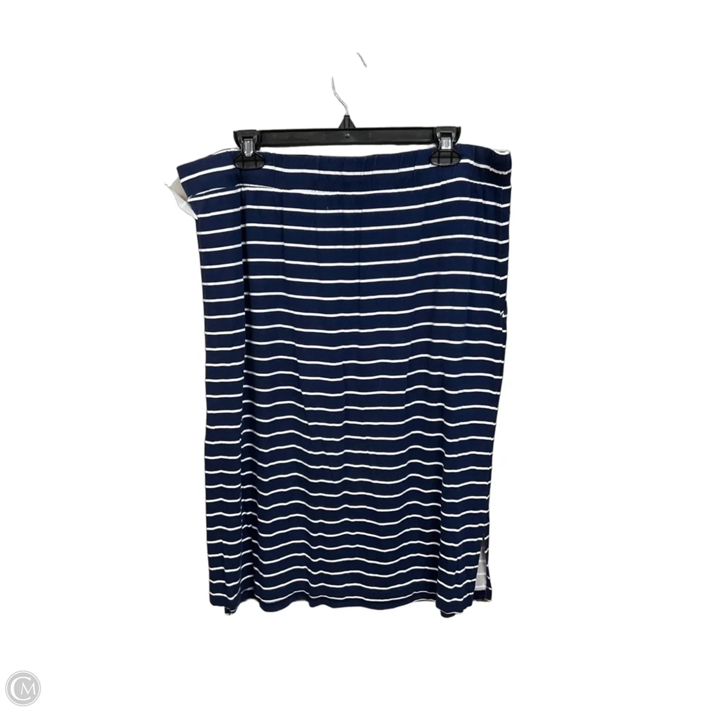 Skirt Midi By St Johns Bay In Striped Pattern, Size: 14