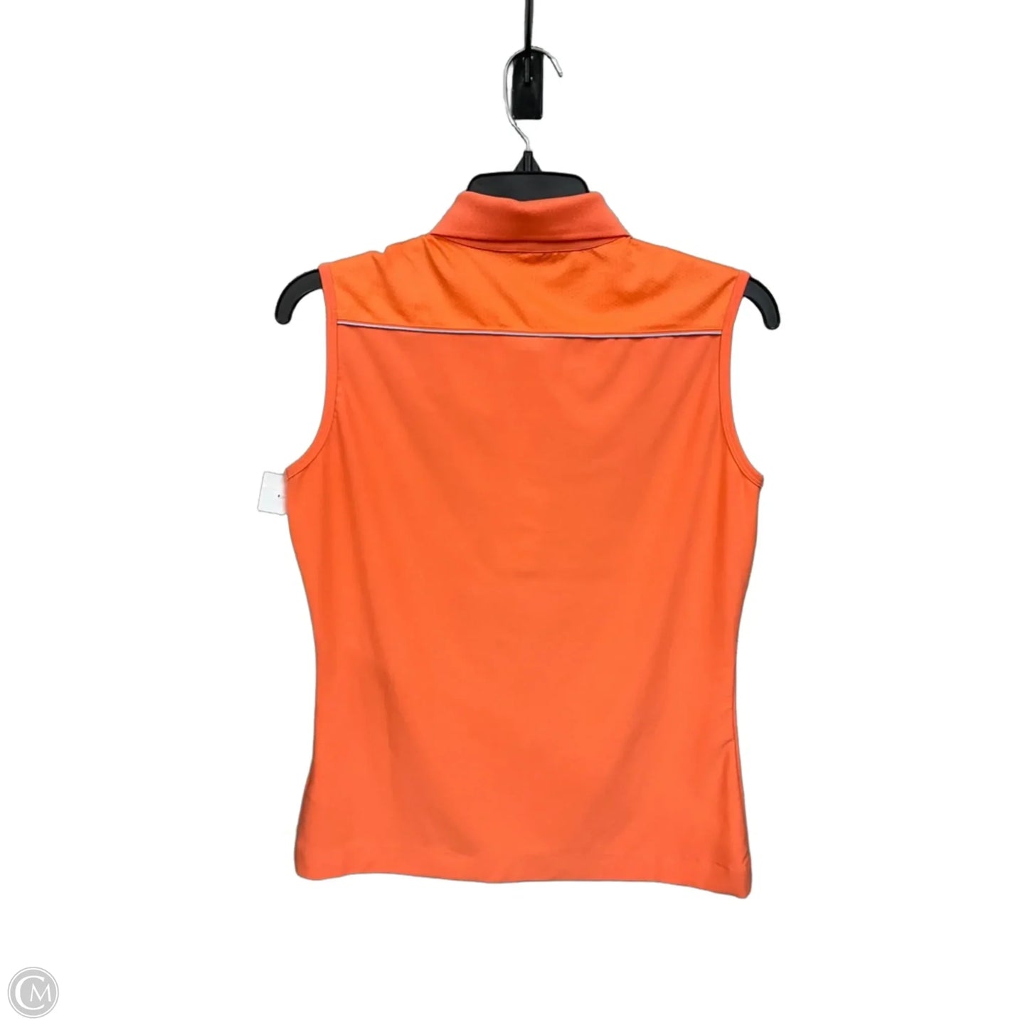 Athletic Tank Top By Nike Apparel In Orange, Size: S
