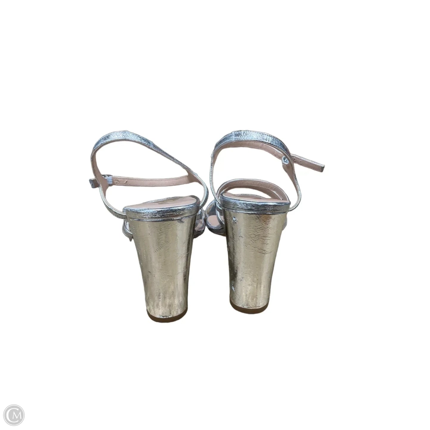 Shoes Heels Block By Cmc In Silver, Size: 10