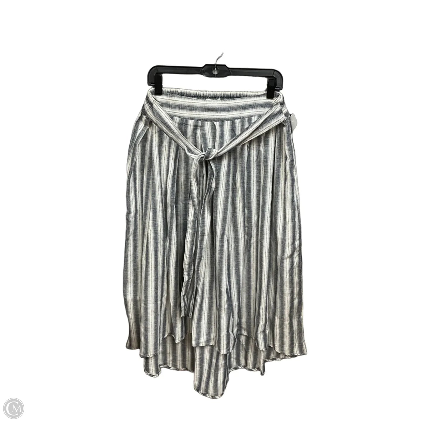 Skirt Midi By Max Studio In Striped Pattern, Size: Xl