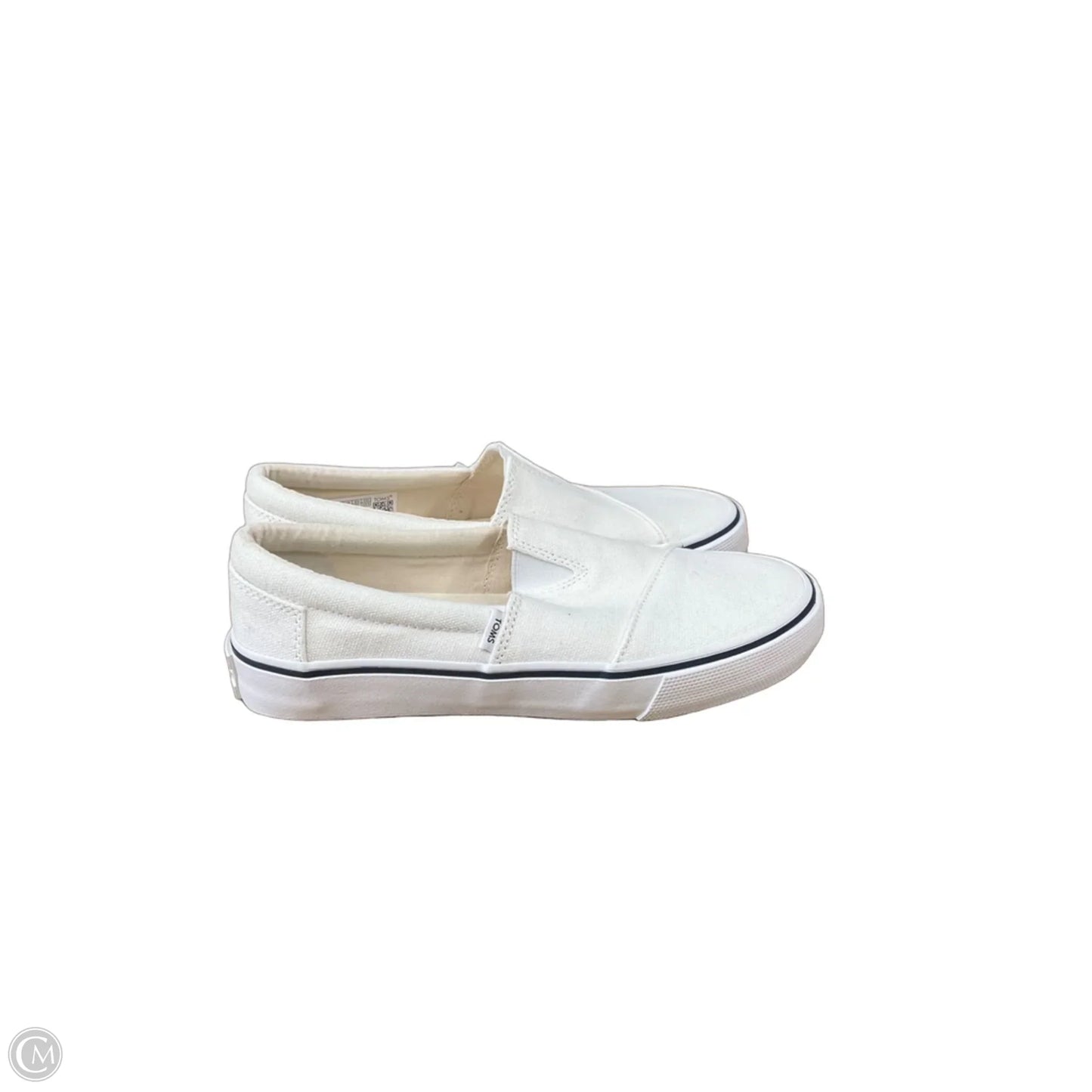 Shoes Flats By Toms In White, Size: 6.5