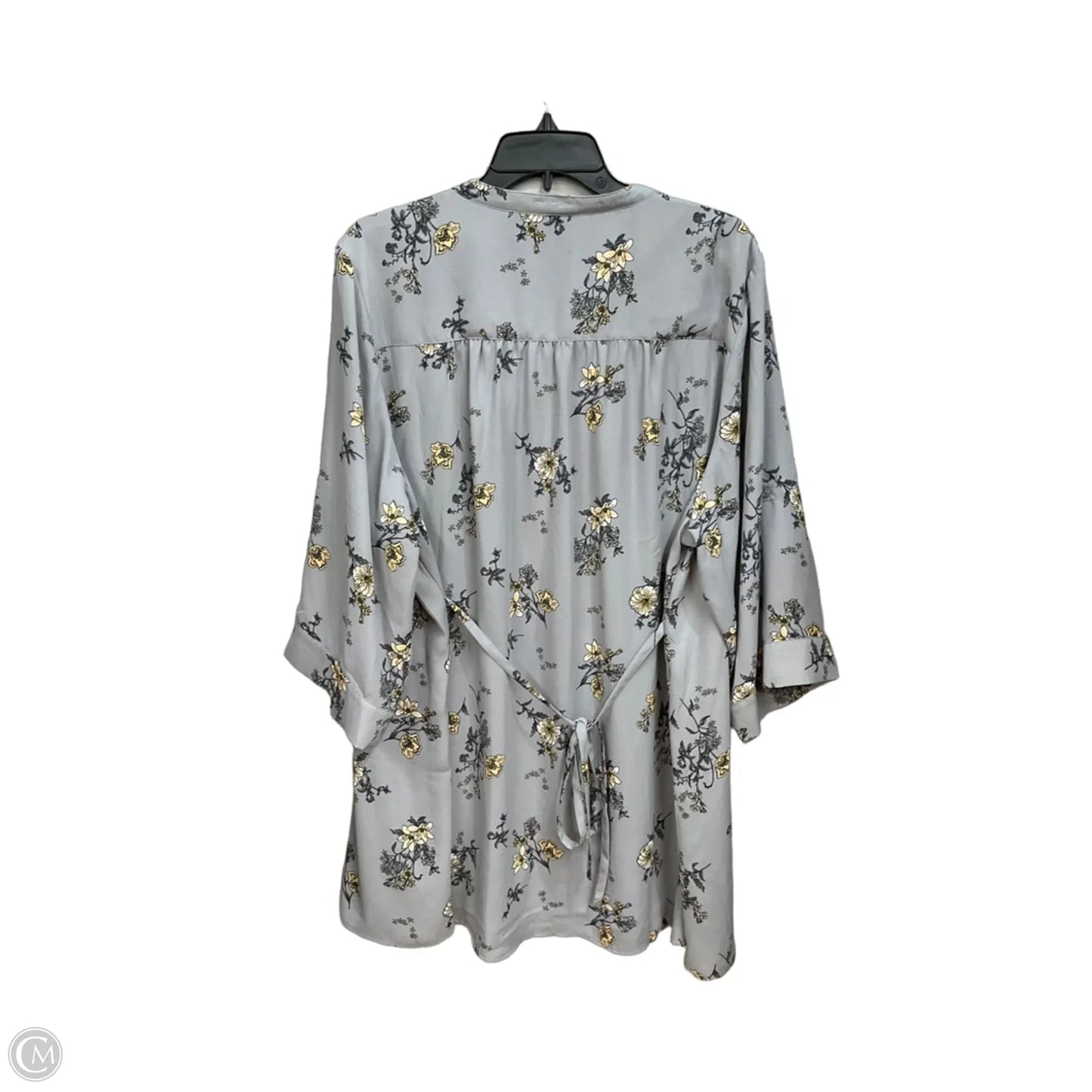 Blouse Long Sleeve By Torrid In Floral Print, Size: 3x