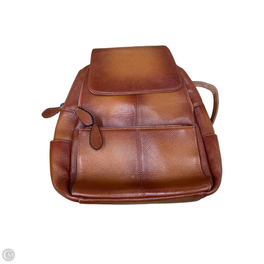 Backpack Leather By Cmb, Size: Small