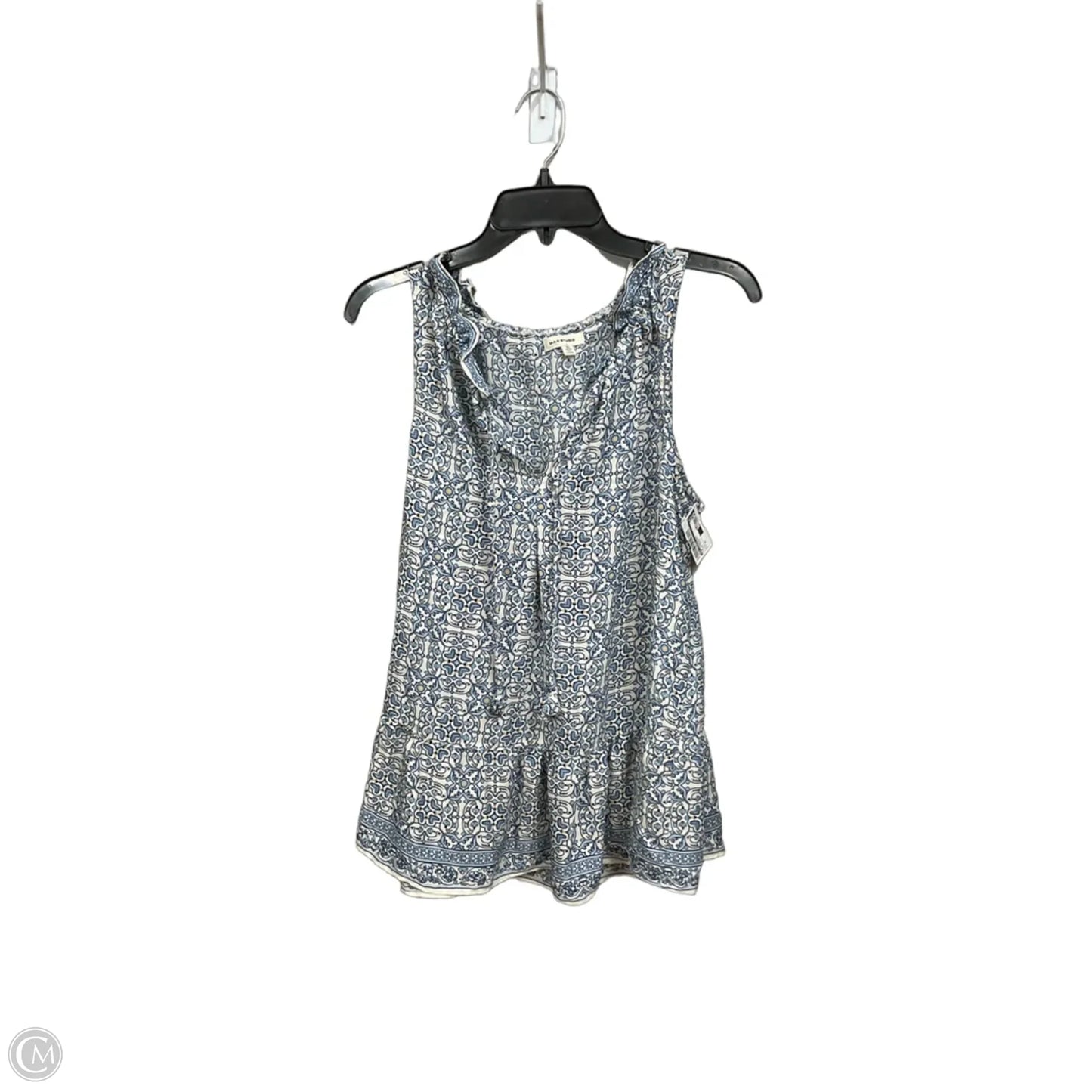 Top Sleeveless By Max Studio In Floral Print, Size: Xl