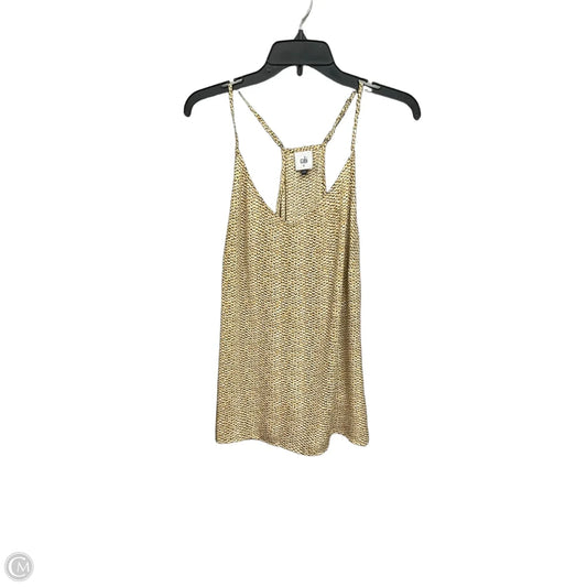 Top Sleeveless By Cabi In Yellow, Size: M