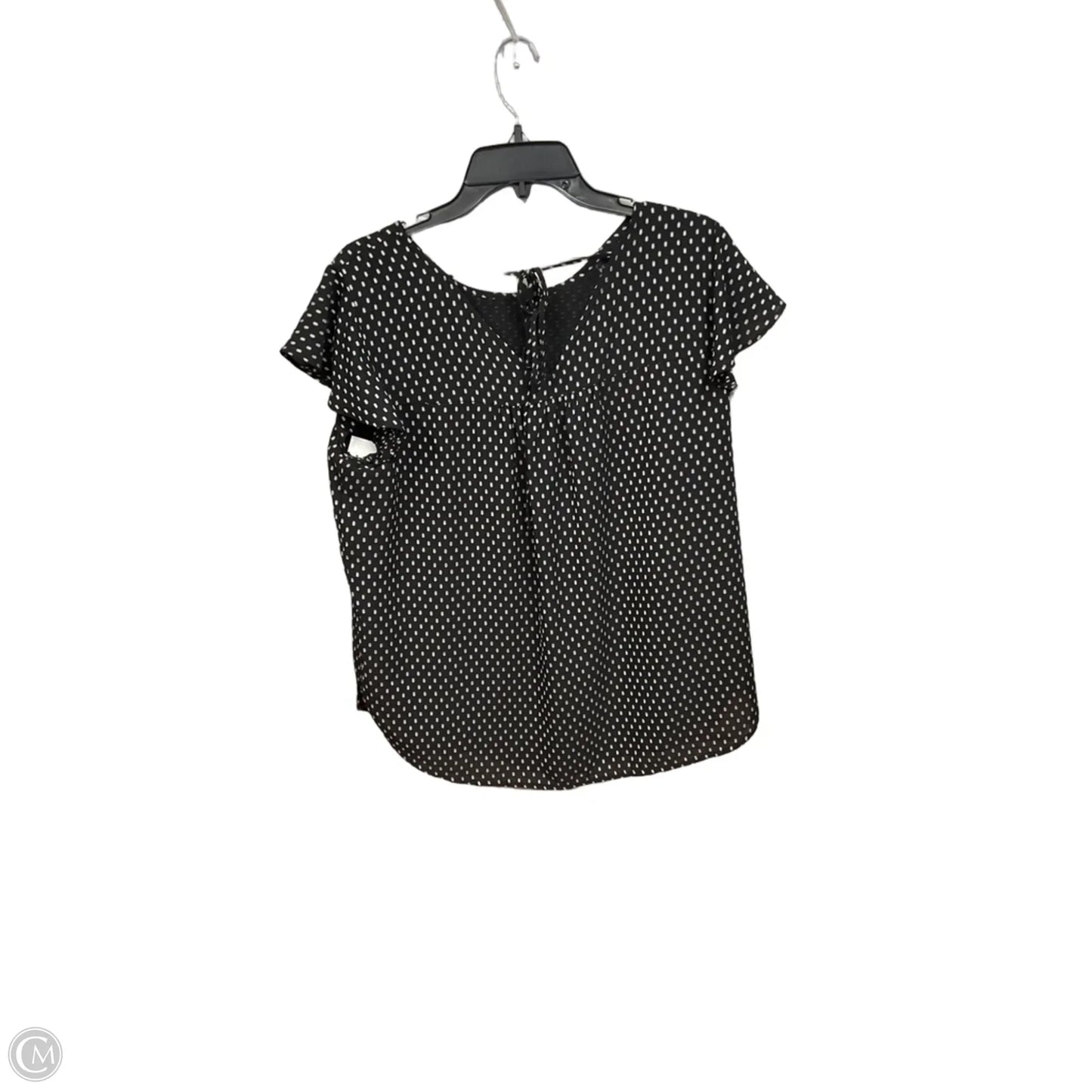Top Sleeveless By Loft In Polkadot Pattern, Size: L