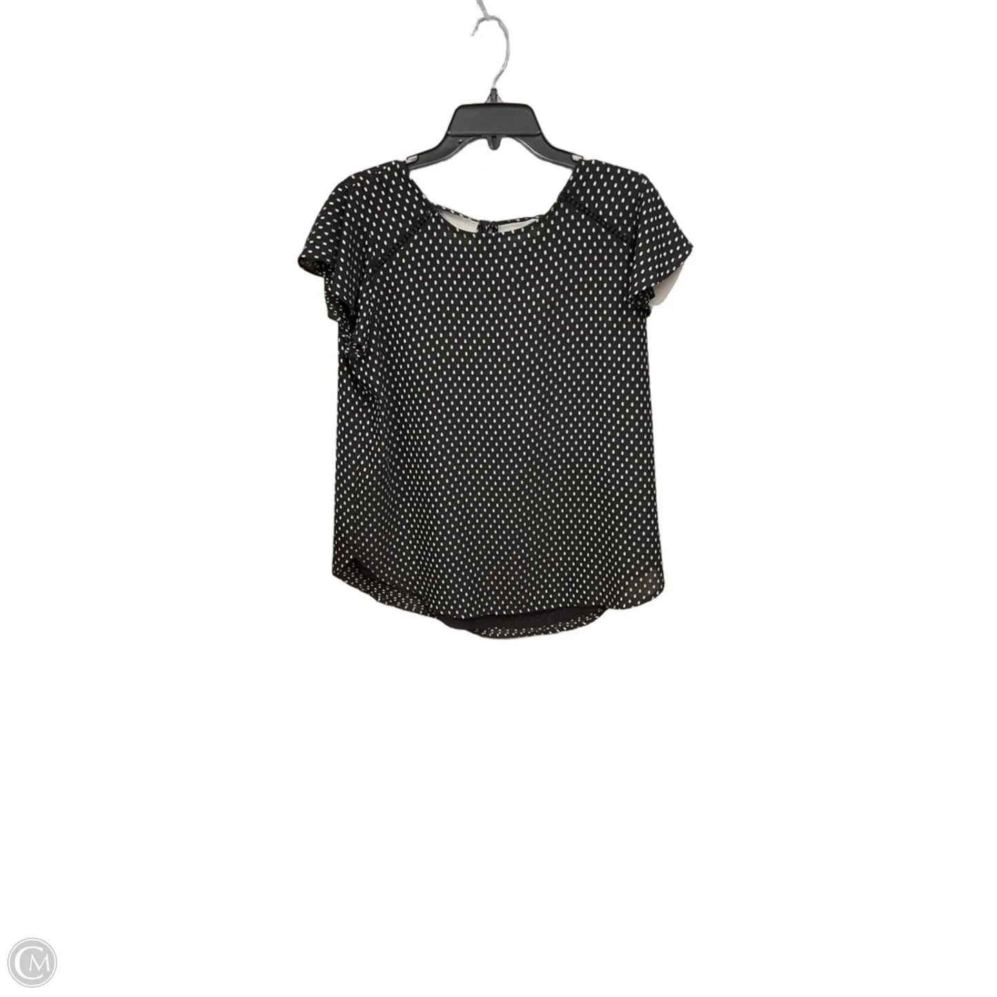Top Sleeveless By Loft In Polkadot Pattern, Size: L